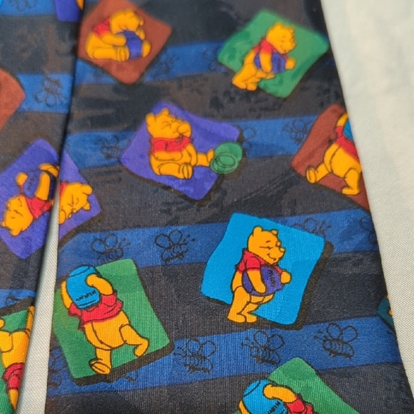 Blue and Orange Silk Patterned Ties - Picture 9 of 13